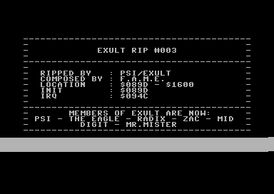 Exult Rip #003