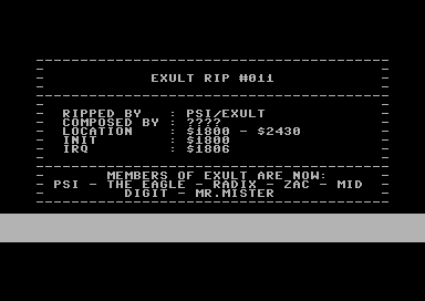 Exult Rip #011
